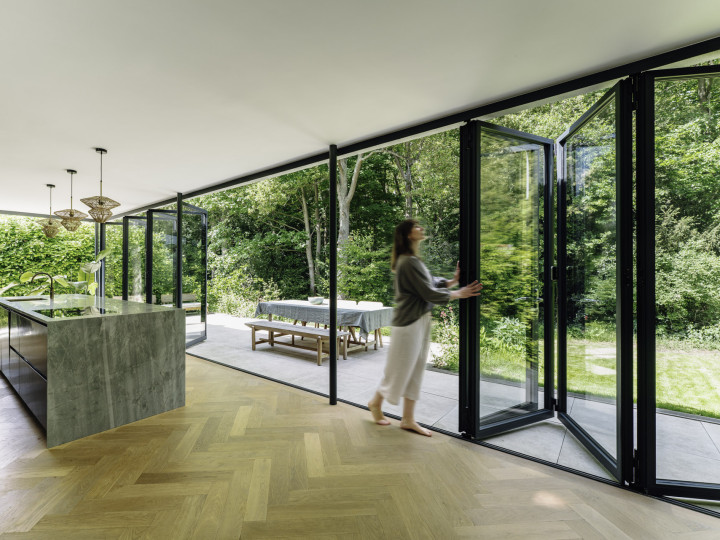 Solarlux Glas-Faltwand Ecoline